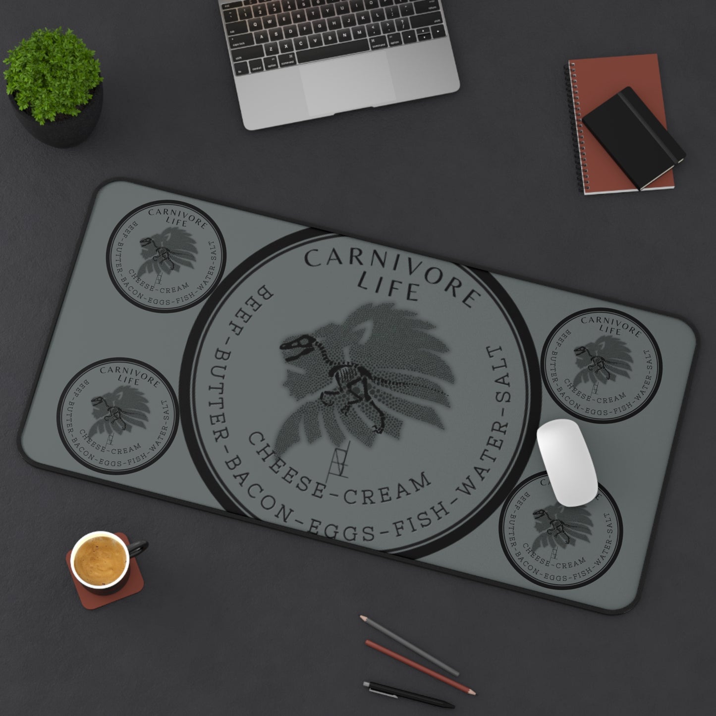 Carnivore Life Desk Mat Mouse Pad