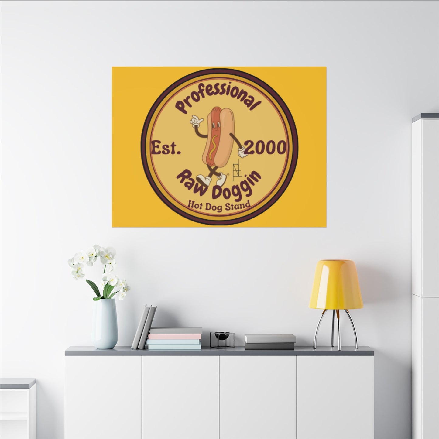 Professional Raw Doggin Printed Canvas