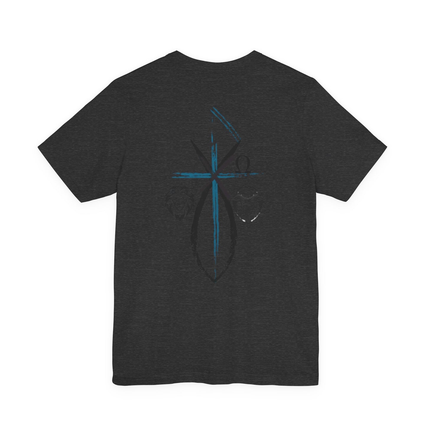 Lion and The lamb, Alpha & Omega, Chi Rho Cross T-Shirt