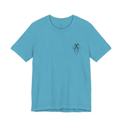 Lion and The lamb, Alpha & Omega, Chi Rho Cross T-Shirt