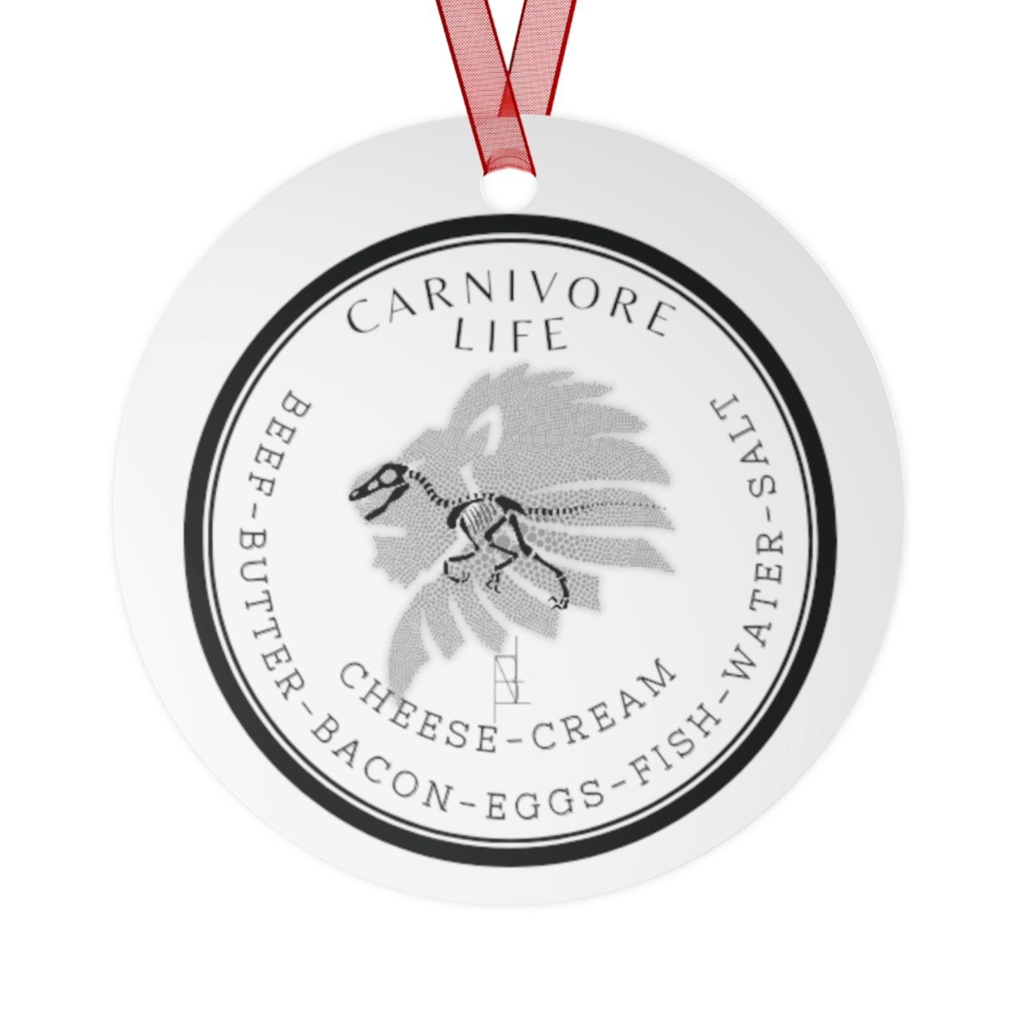Carnivore Chi Rho Ornament