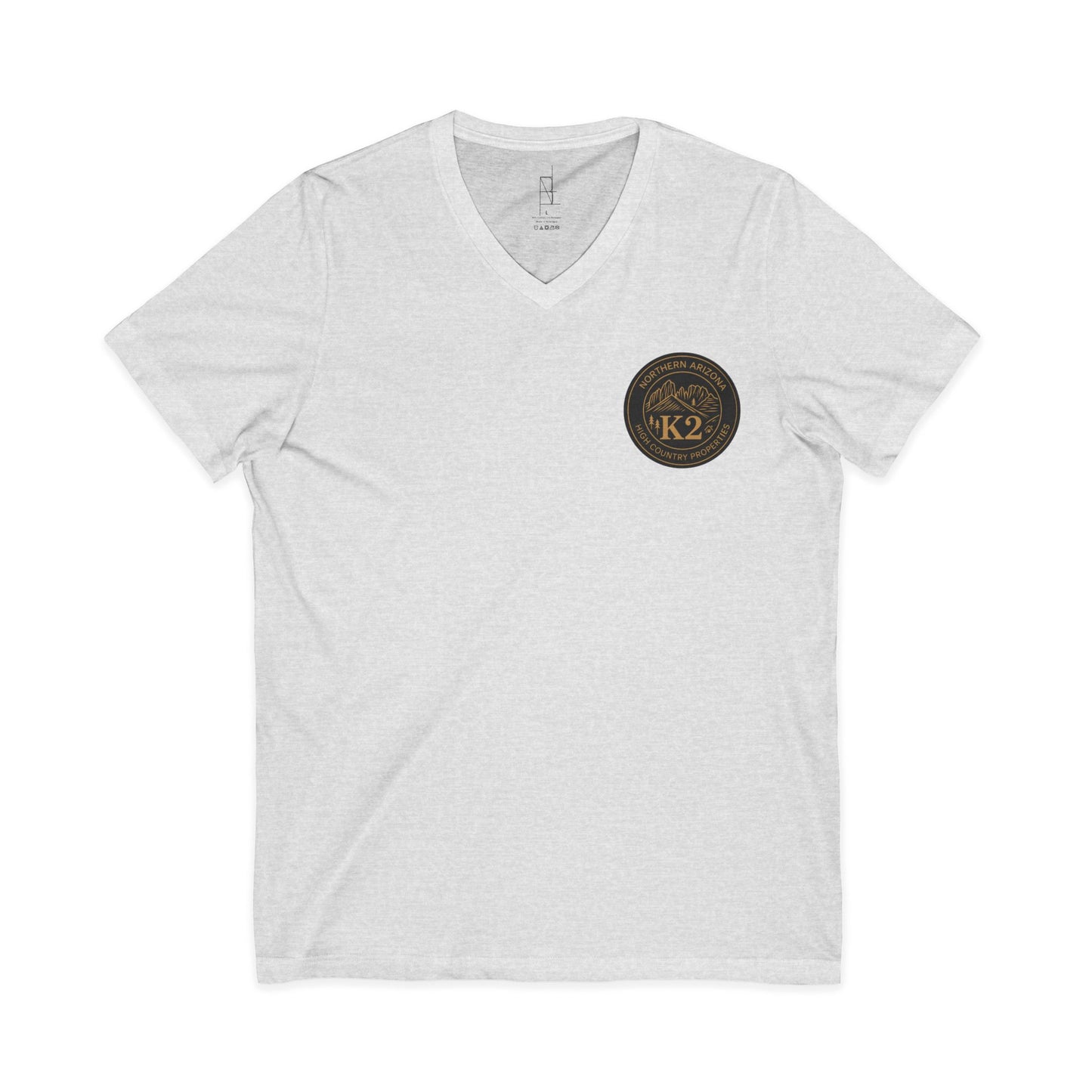 Womans Minimalist K2 T-Shirt V-Neck