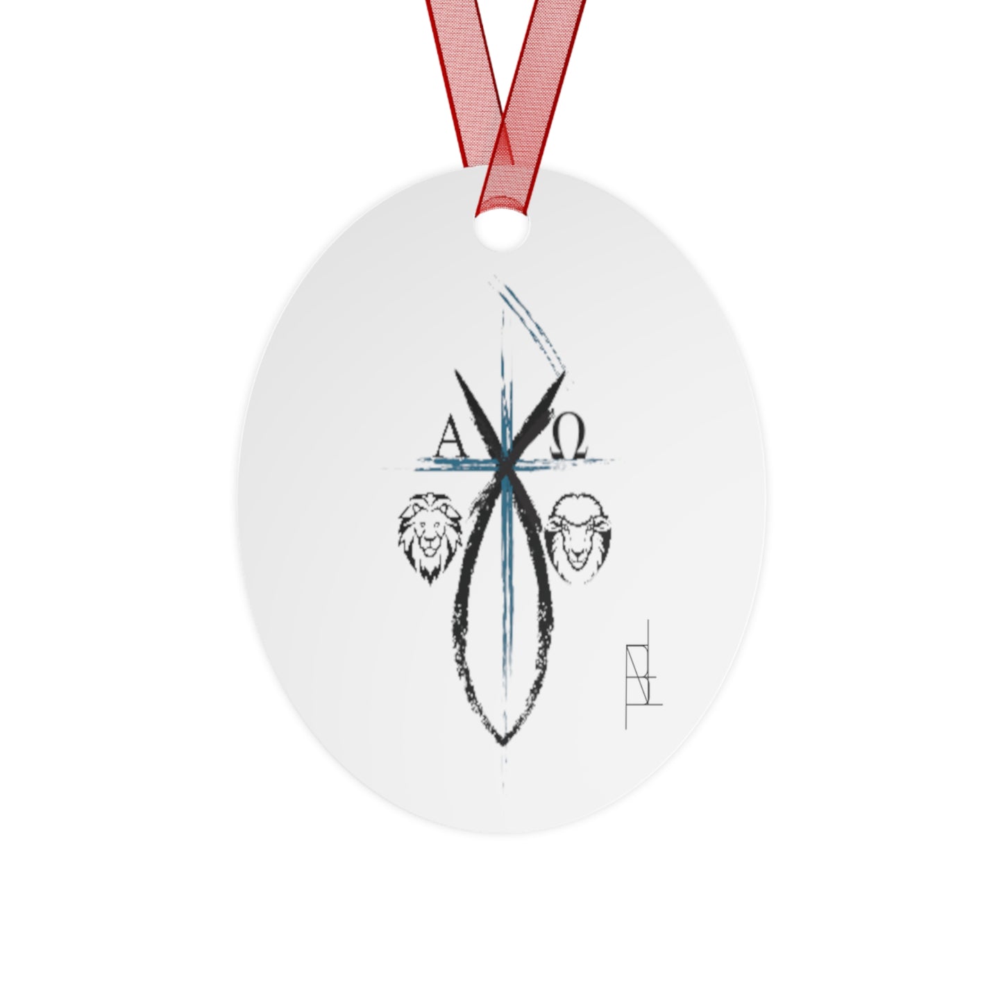 Carnivore Chi Rho Ornament