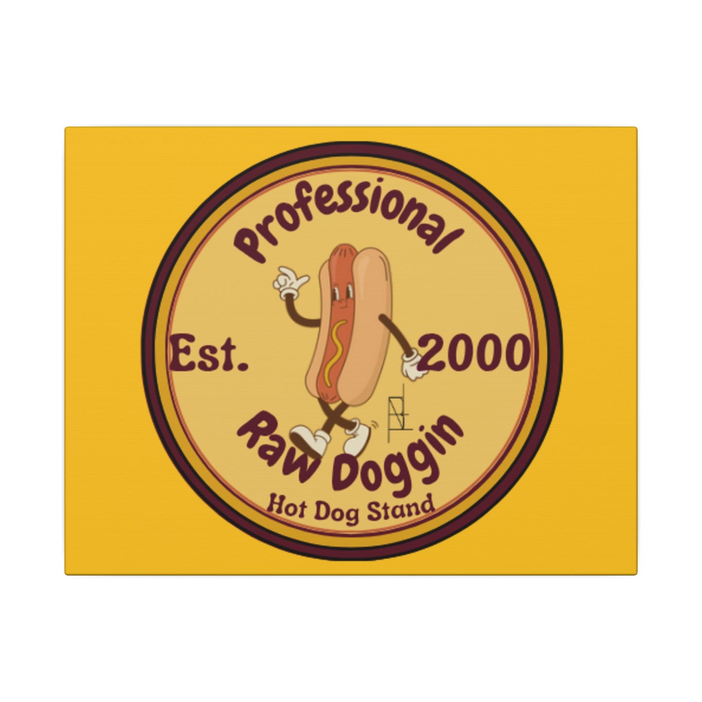 Professional Raw Doggin Printed Canvas