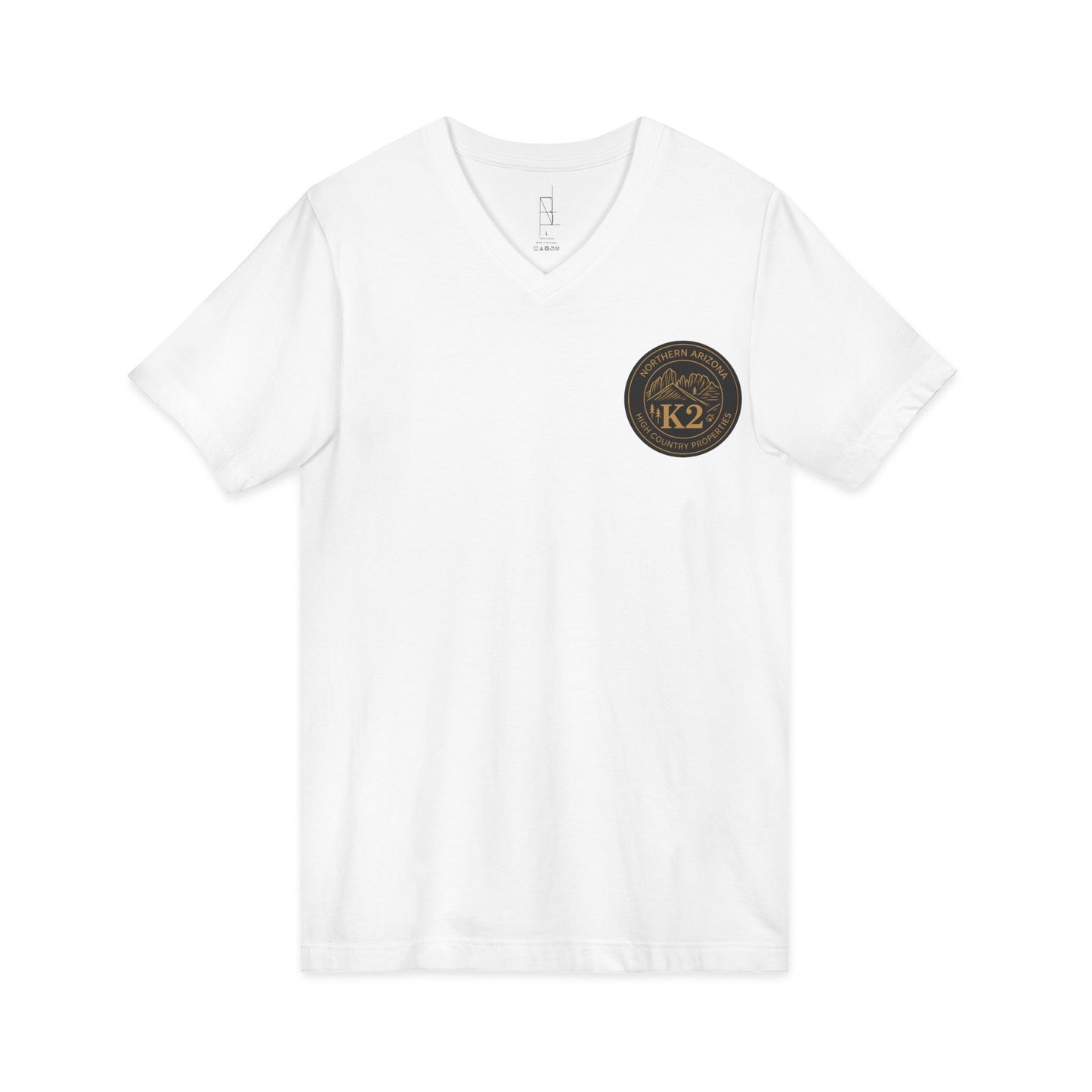 Womans Minimalist K2 T-Shirt V-Neck