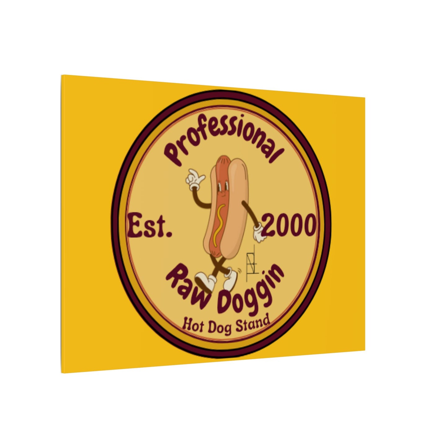 Professional Raw Doggin Printed Canvas