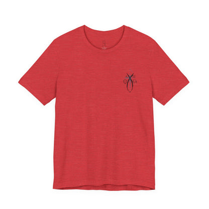 Lion and The lamb, Alpha & Omega, Chi Rho Cross T-Shirt