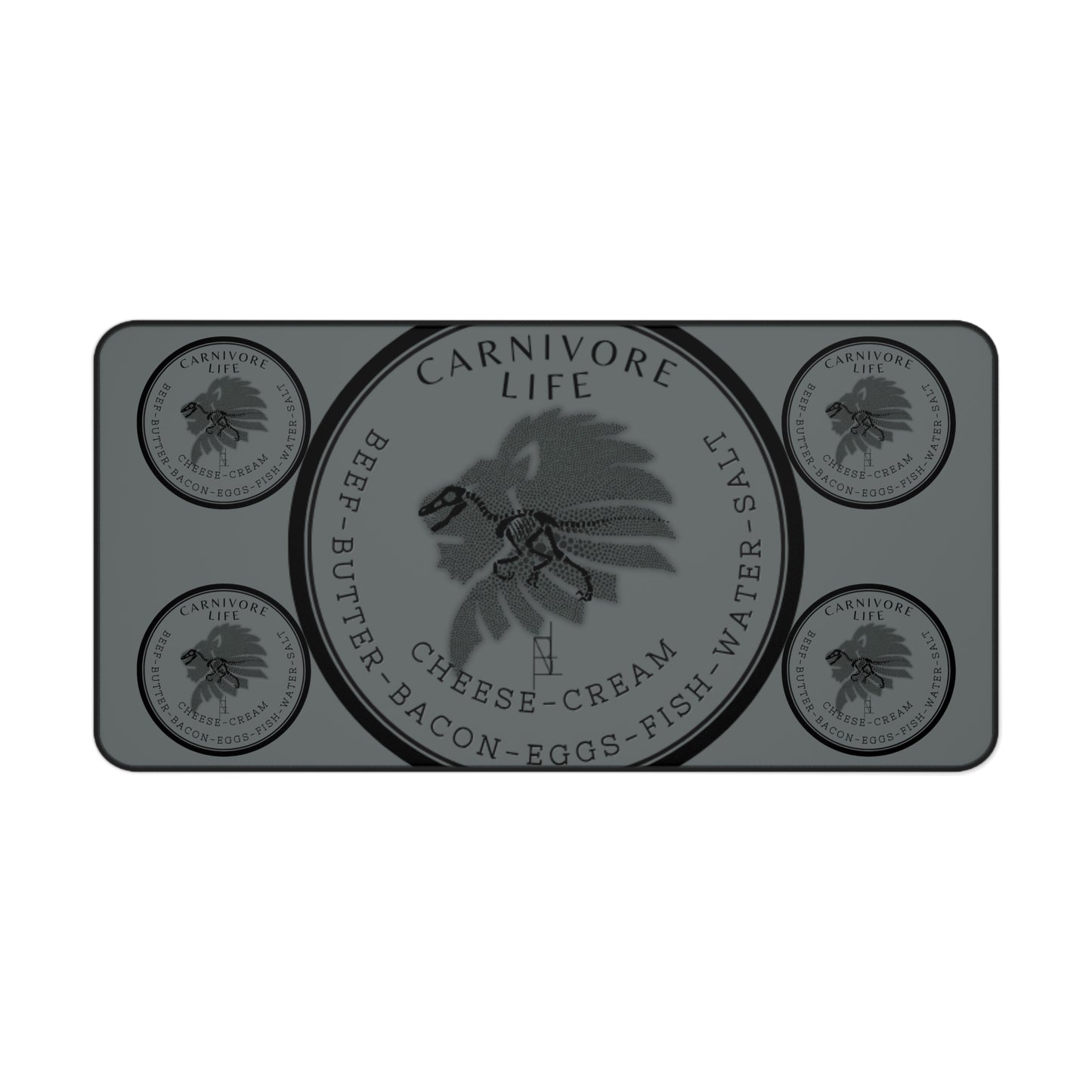 Carnivore Life Desk Mat Mouse Pad