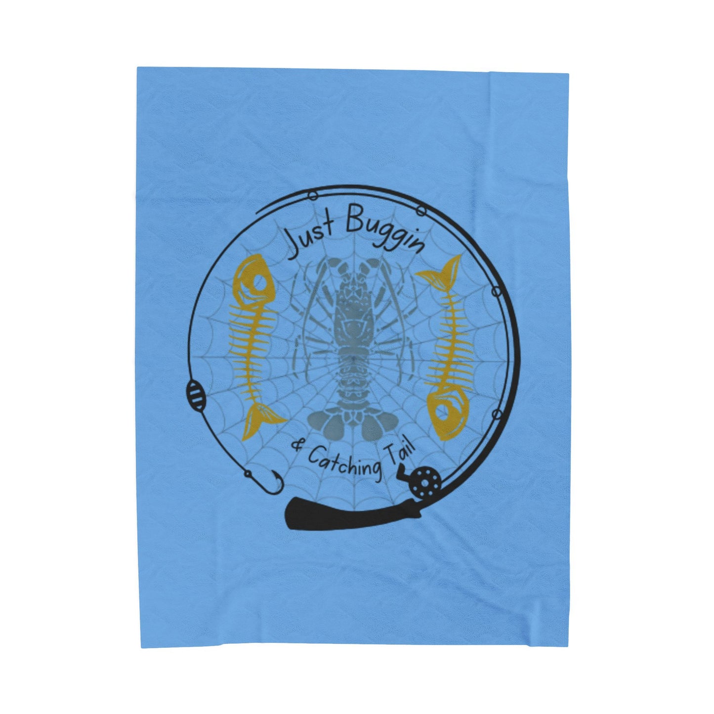 Just Buggin and Catching Tail Throw Blanket