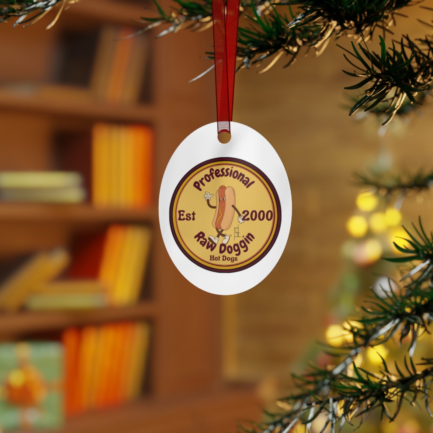 Raw Doggin Jackalope Ornament