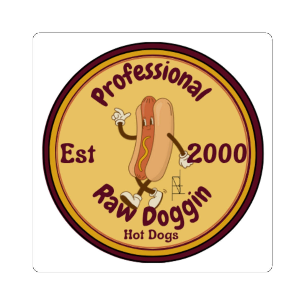 Professional Raw Doggin Sticker
