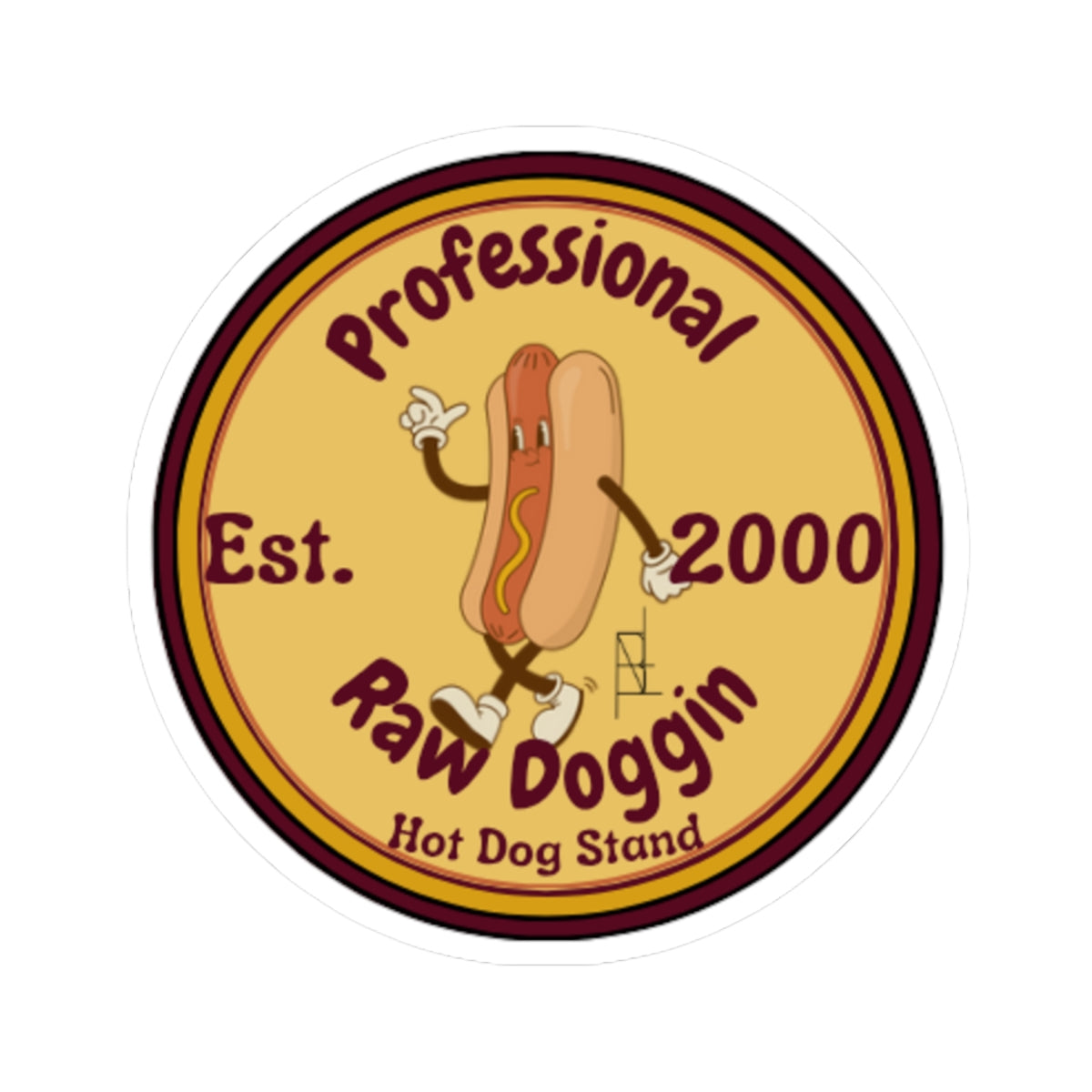 Professional Raw-doggin Sticker