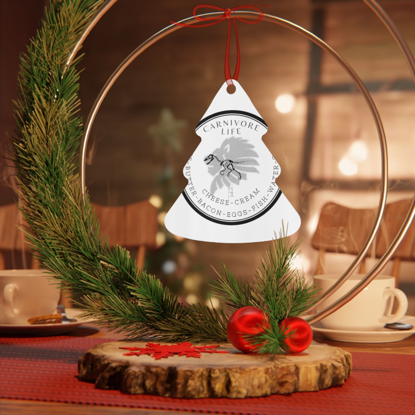 Carnivore Chi Rho Ornament