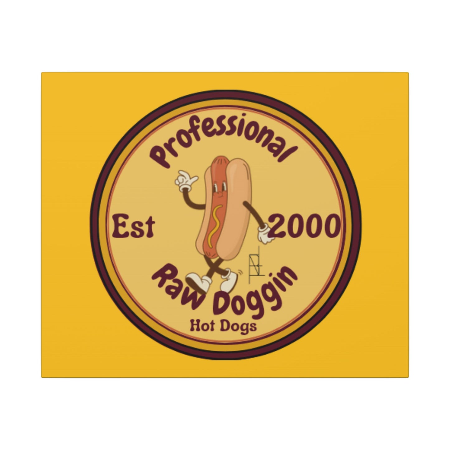 Professional Raw Doggin Printed Canvas