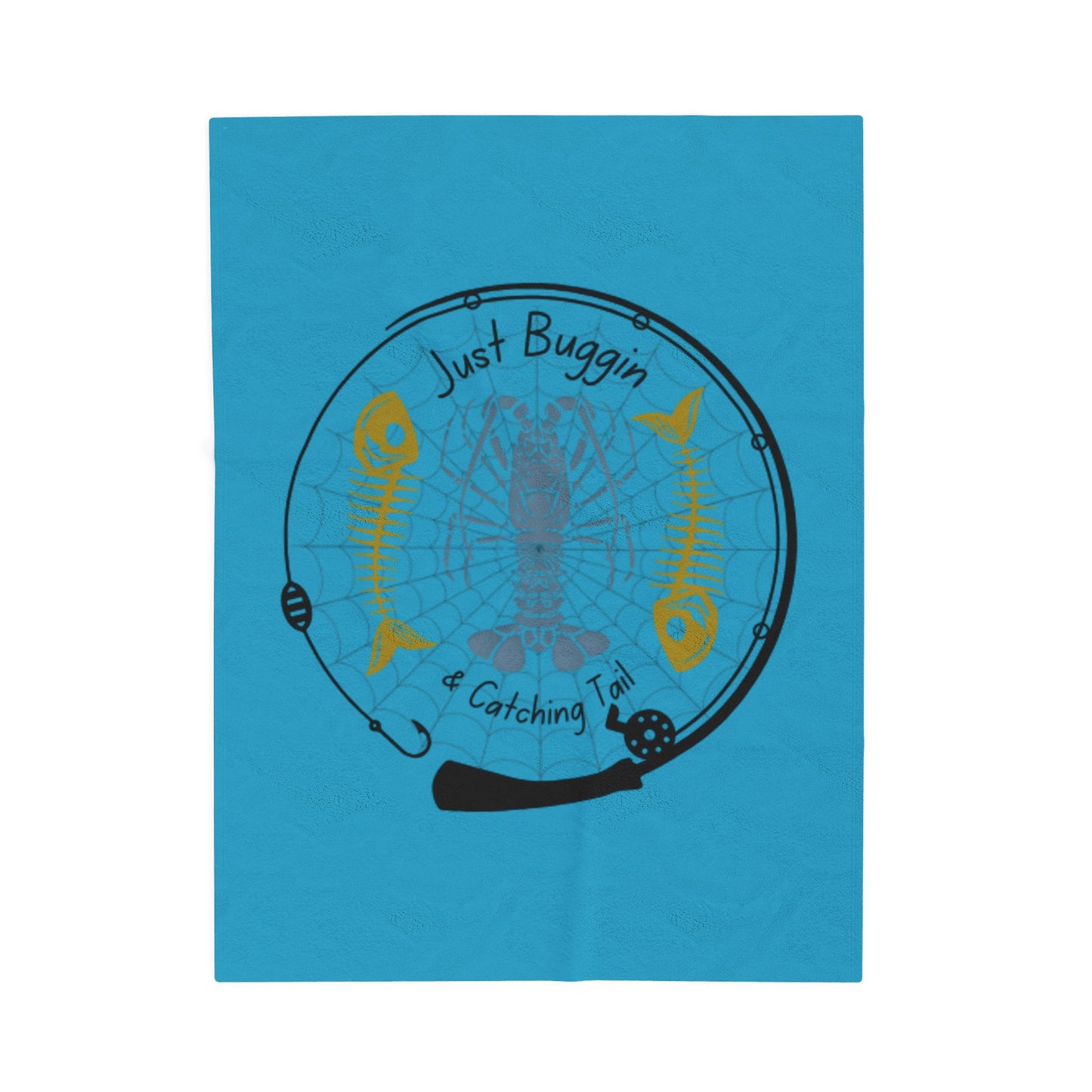 Just Buggin and Catching Tail Throw Blanket