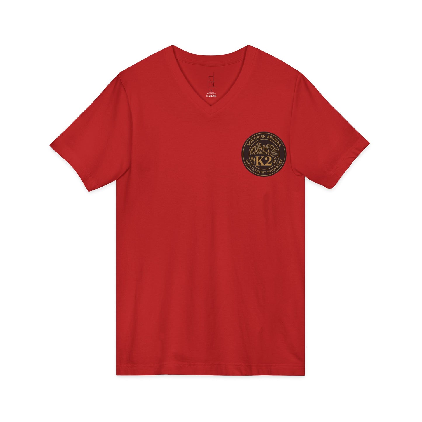 Womans Minimalist K2 T-Shirt V-Neck