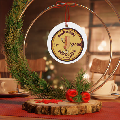 Raw Doggin Jackalope Ornament