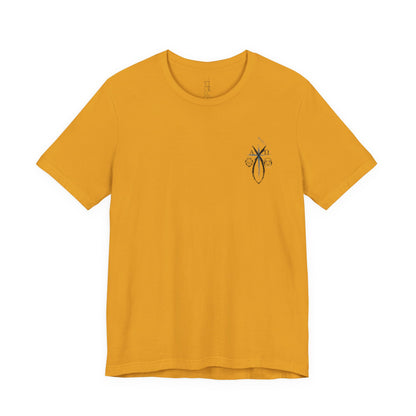 Lion and The lamb, Alpha & Omega, Chi Rho Cross T-Shirt
