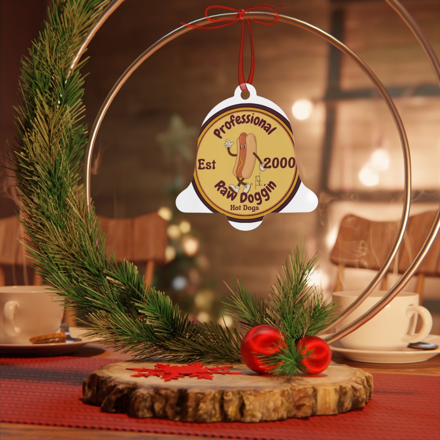 Raw Doggin Jackalope Ornament