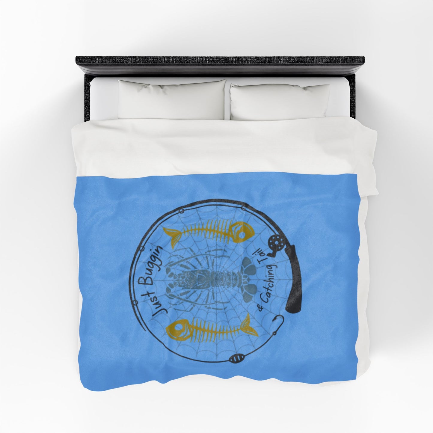 Just Buggin and Catching Tail Throw Blanket