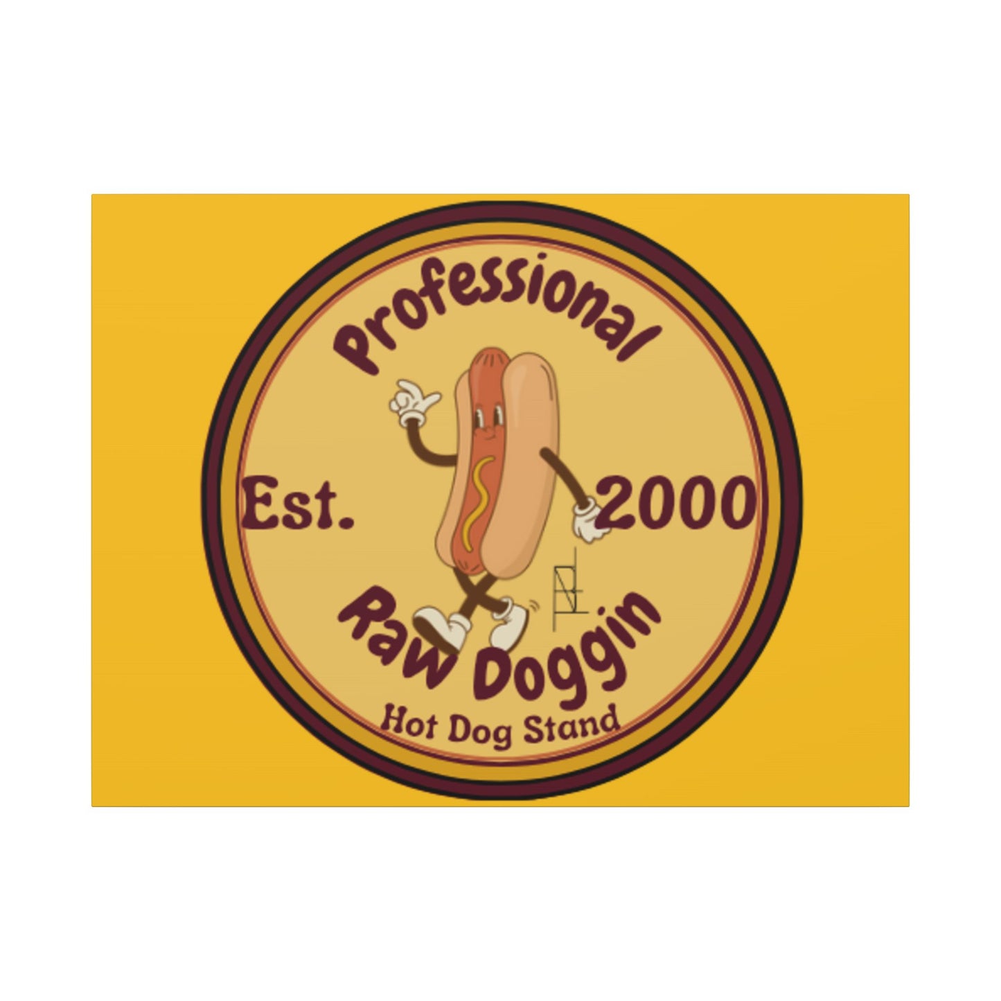 Professional Raw Doggin Printed Canvas