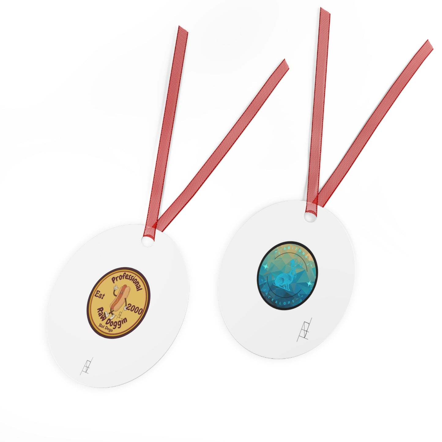 Raw Doggin Jackalope Ornament