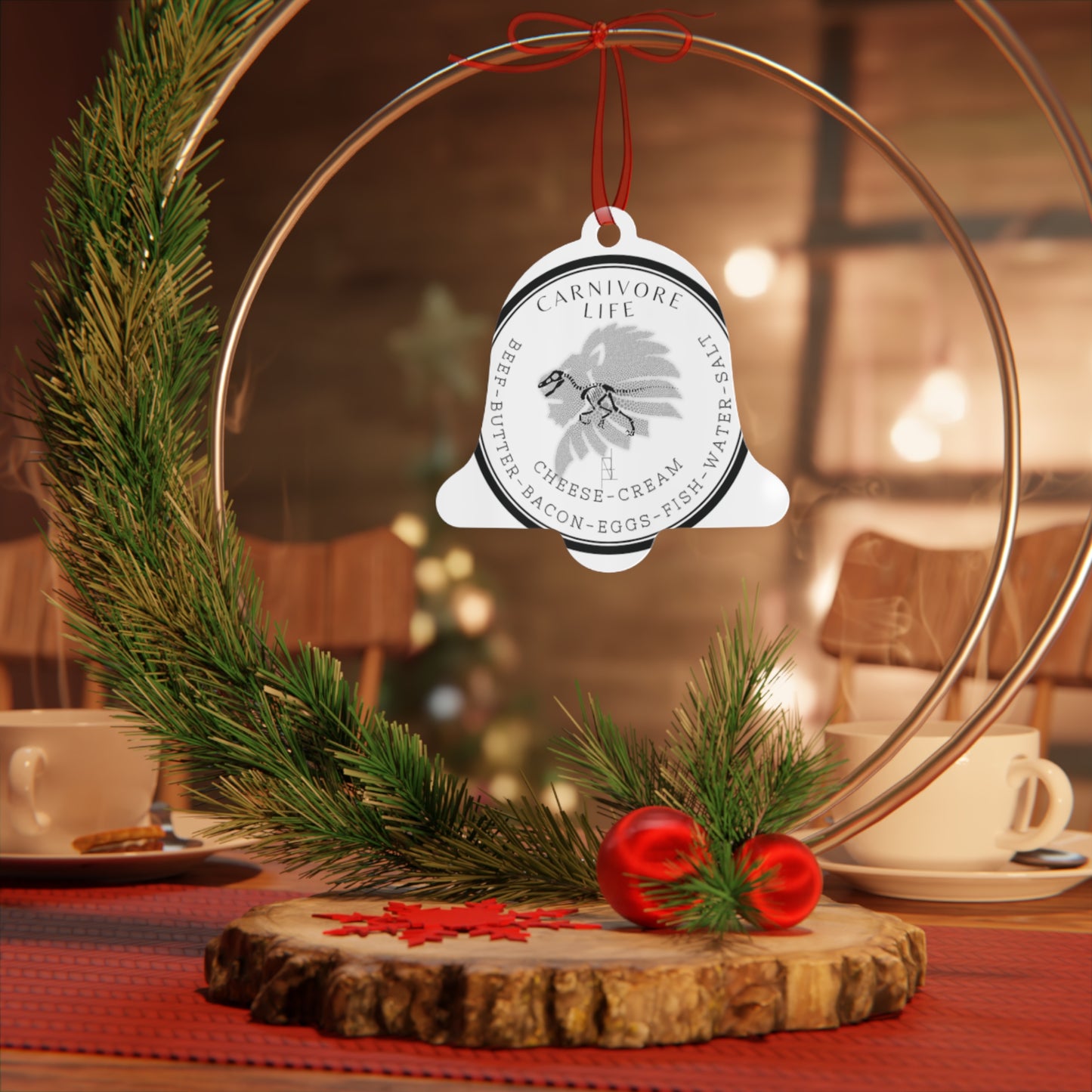 Carnivore Chi Rho Ornament