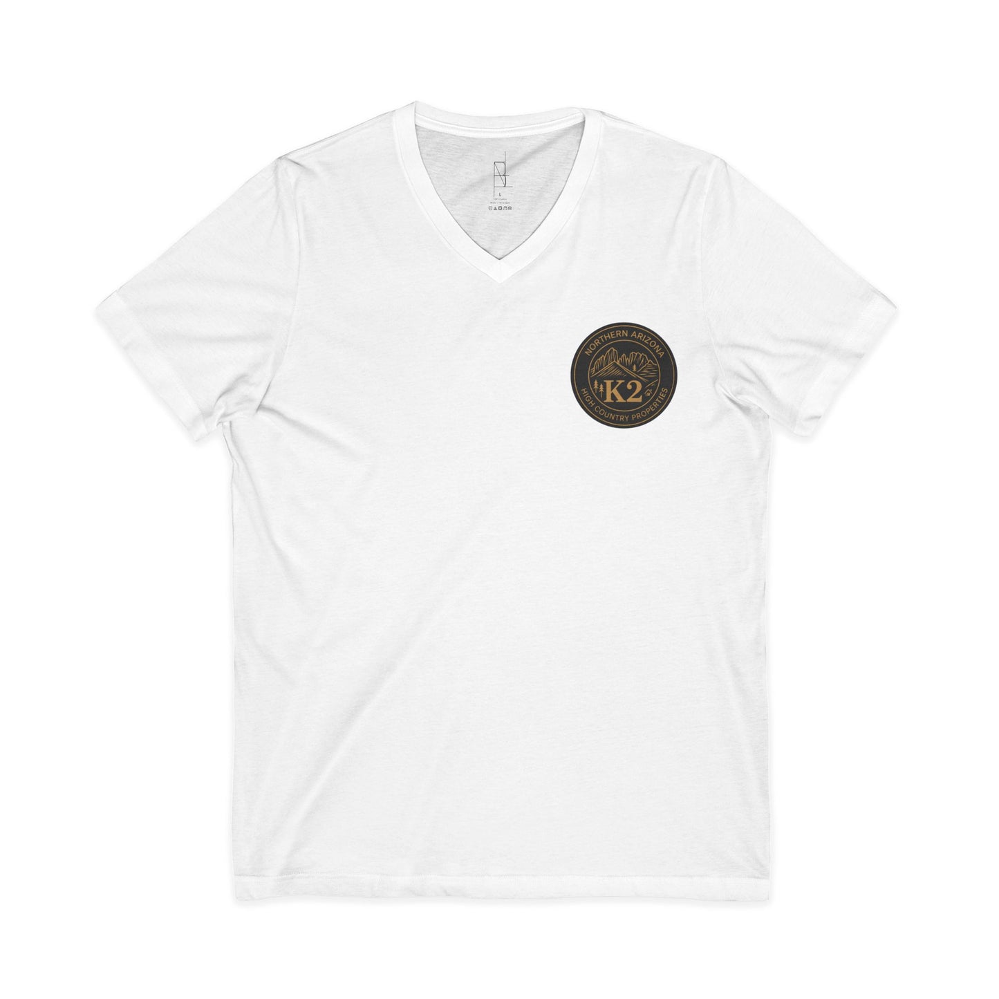 Womans Minimalist K2 T-Shirt V-Neck