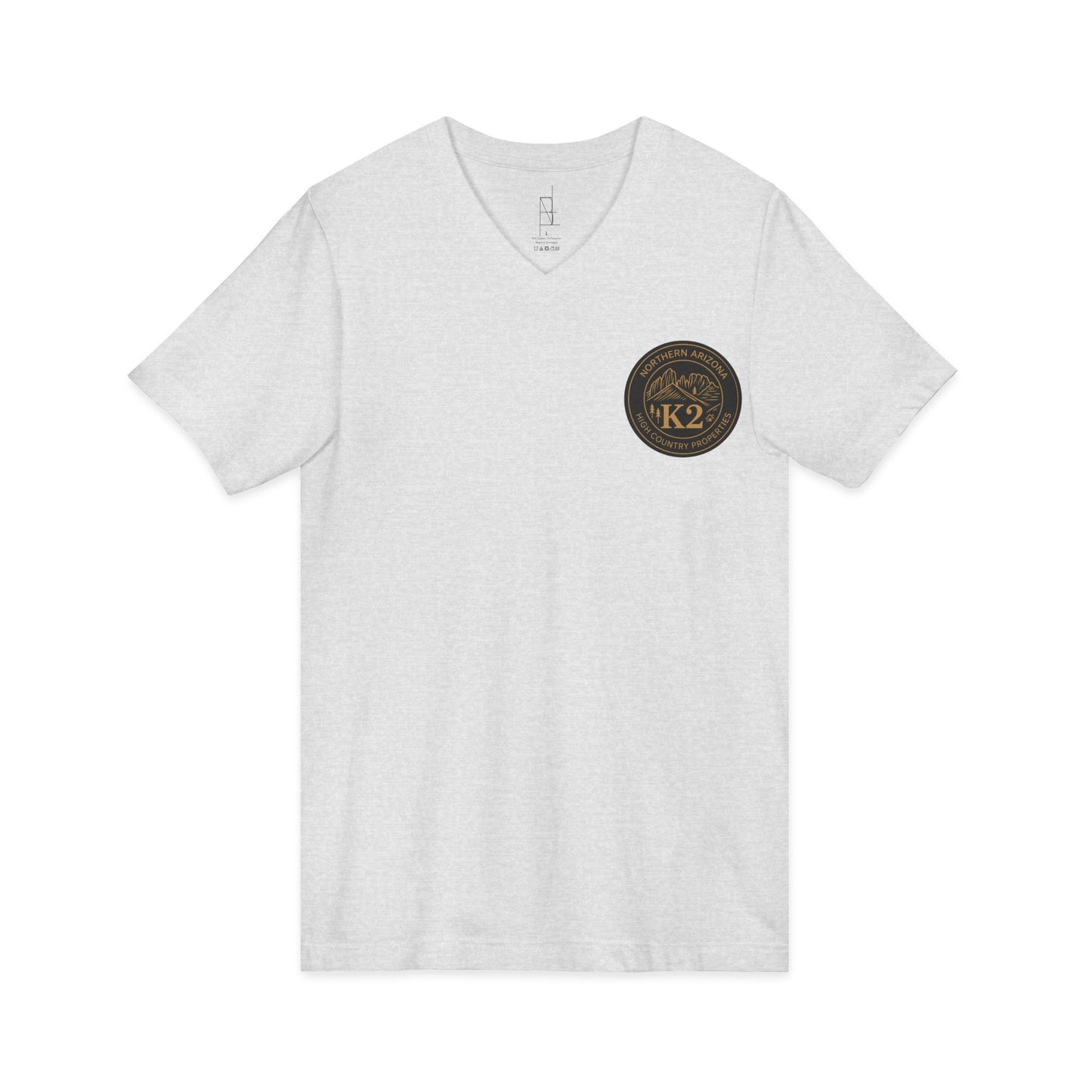 Womans Minimalist K2 T-Shirt V-Neck