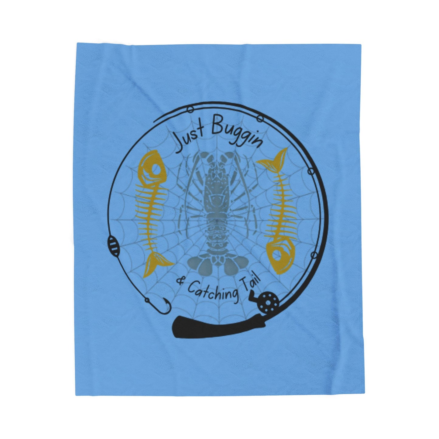 Just Buggin and Catching Tail Throw Blanket