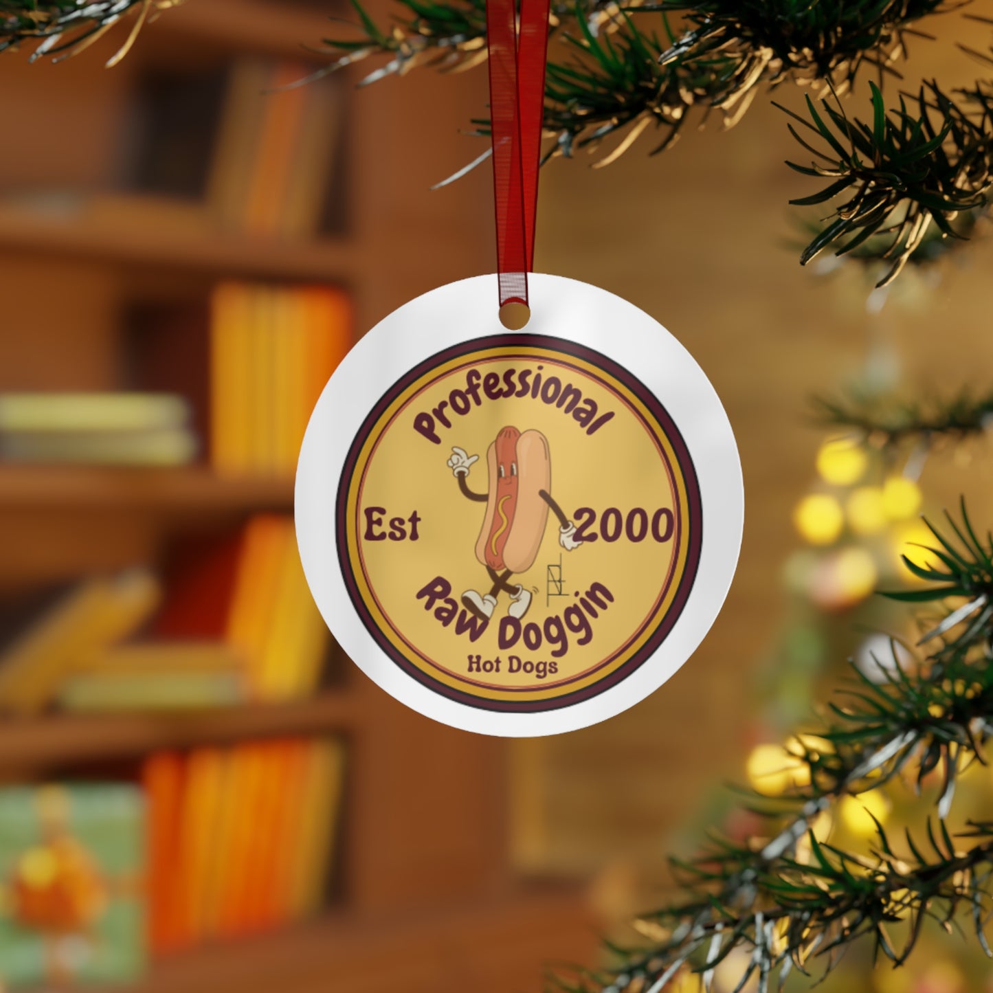 Raw Doggin Jackalope Ornament