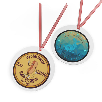 Raw Doggin Jackalope Ornament