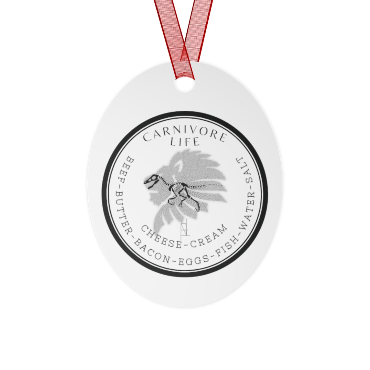 Carnivore Chi Rho Ornament